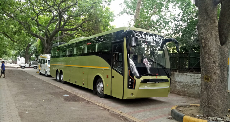 Volvo 49-Seater Multi Axle Luxury Coach  hire in Delhi