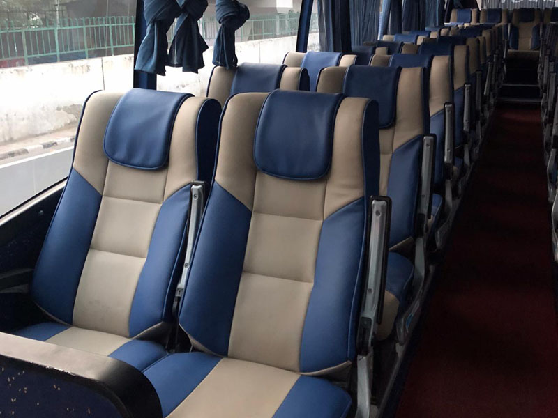 53 seater Multi Axle Volvo Luxury coach  hire in Delhi