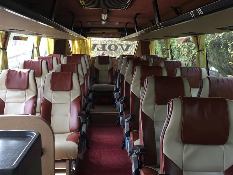 Volvo 41-Seater +Washroom Luxury Coach hire in Delhi